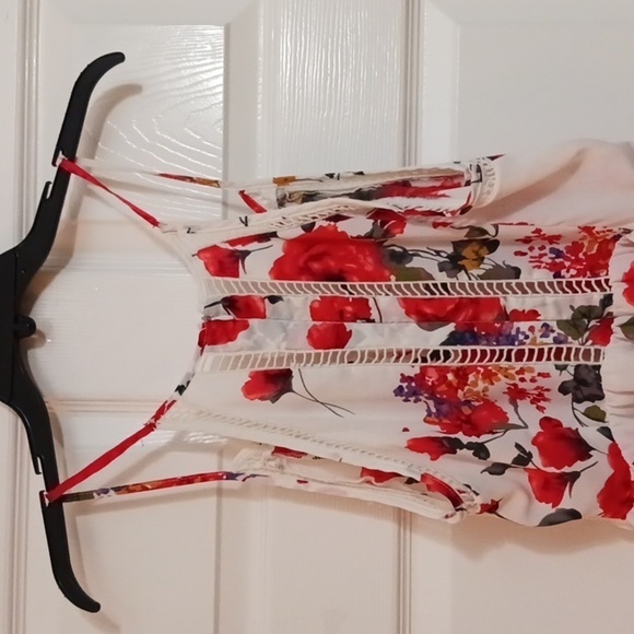 SIENNA SKY SZ. M Floral Romper LINED ZIPPER - Picture 8 of 16